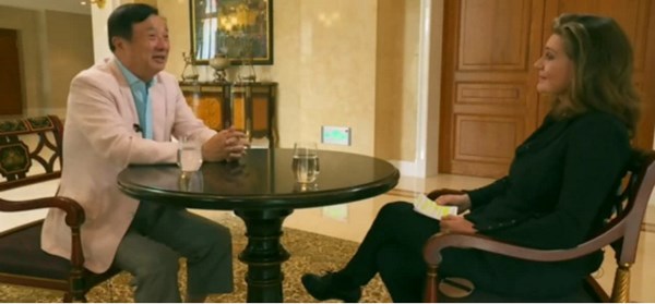 任正非接受采訪